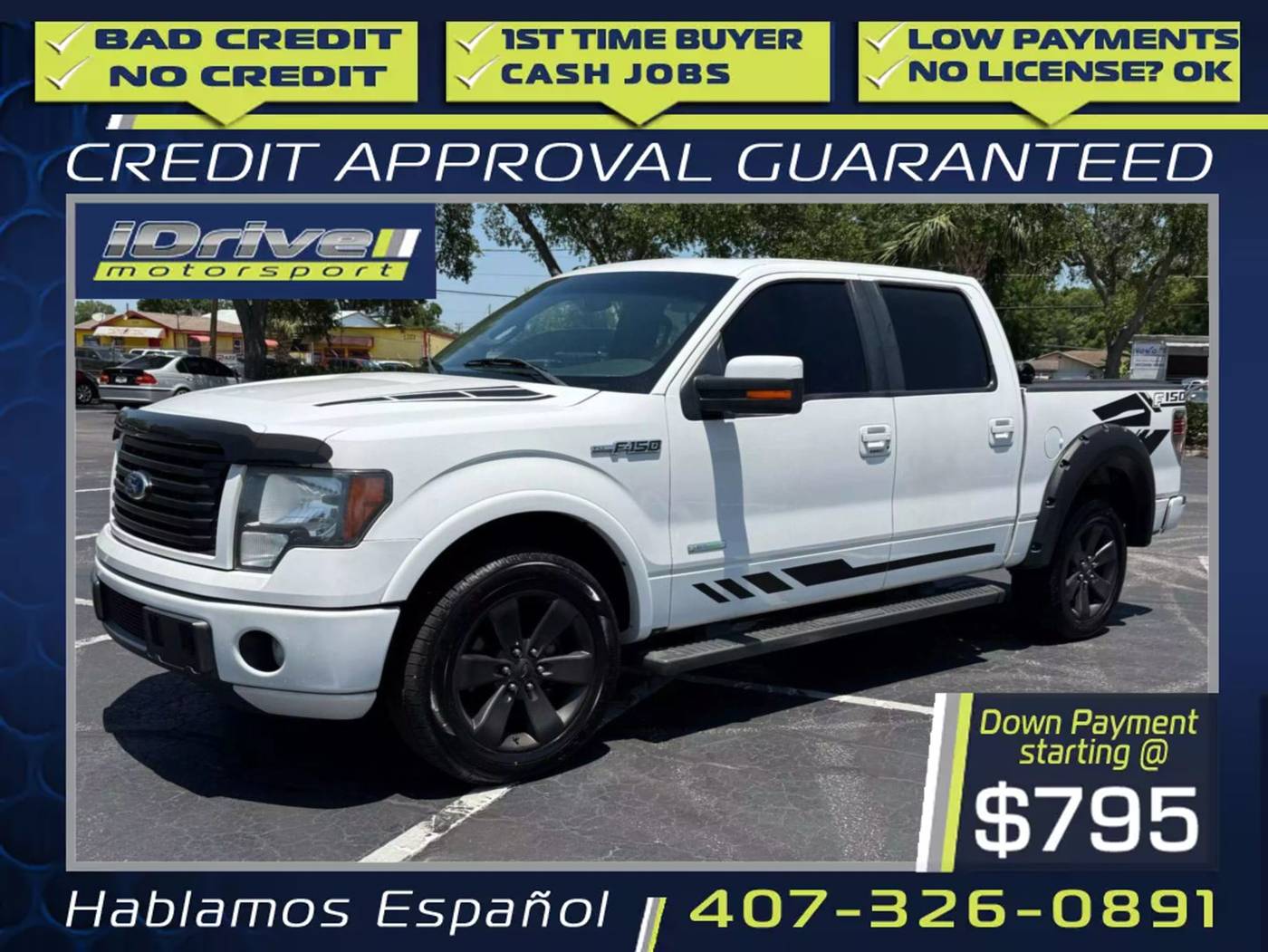 2012 Ford F-150 FX2 — Pickup Truck — 224,315 mi — Orlando, FL