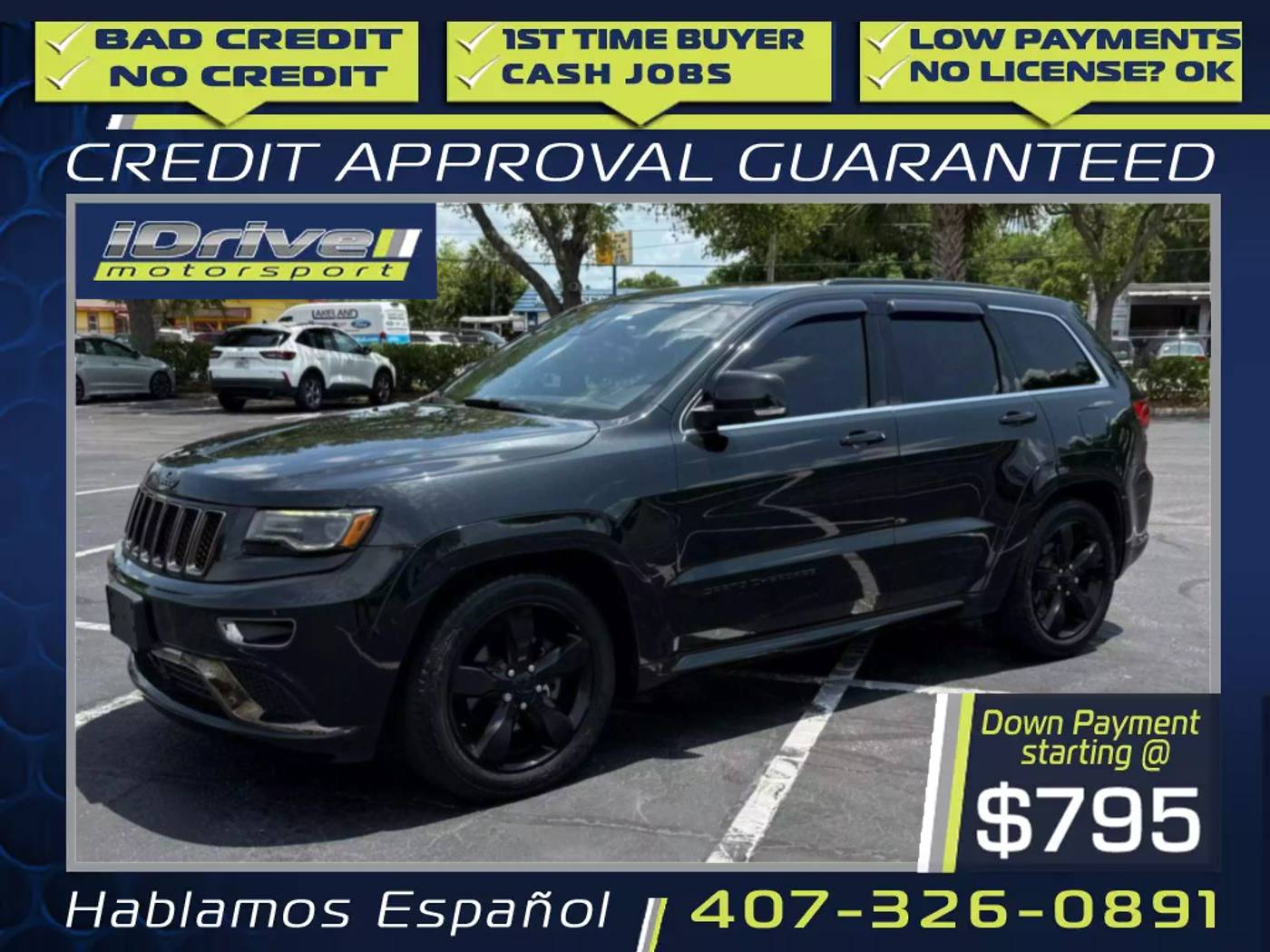 2016 Jeep Grand Cherokee High Altitude — SUV — 174,312 mi — Orlando, FL
