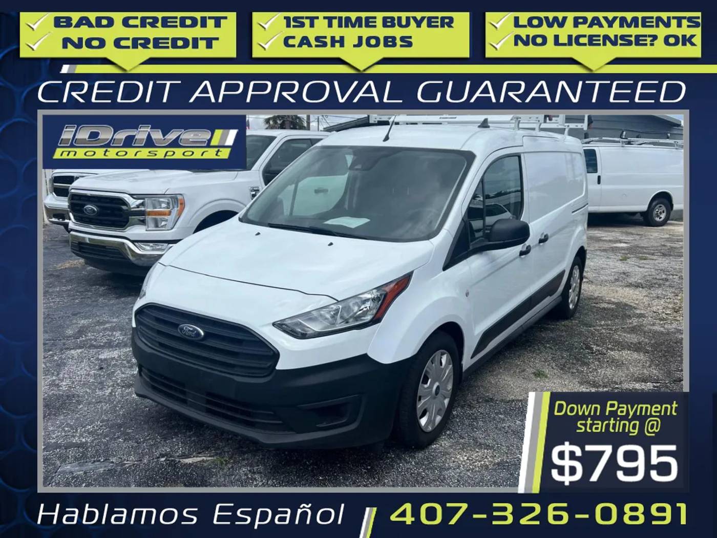 2023 Ford Transit Connect Van XL — Cargo Van — 40,112 mi — Orlando, FL