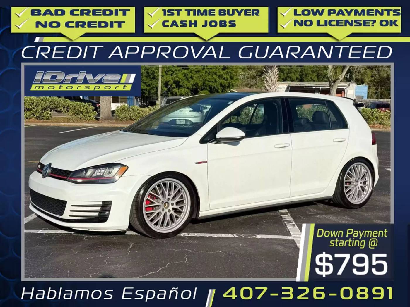 2015 Volkswagen Golf GTI S — Hatchback — 152,303 mi — Orlando, FL