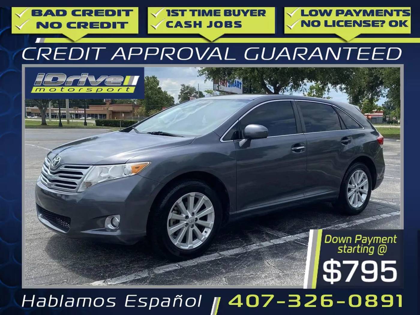 2011 Toyota Venza Base V6 — SUV — 205,790 mi — Orlando, FL