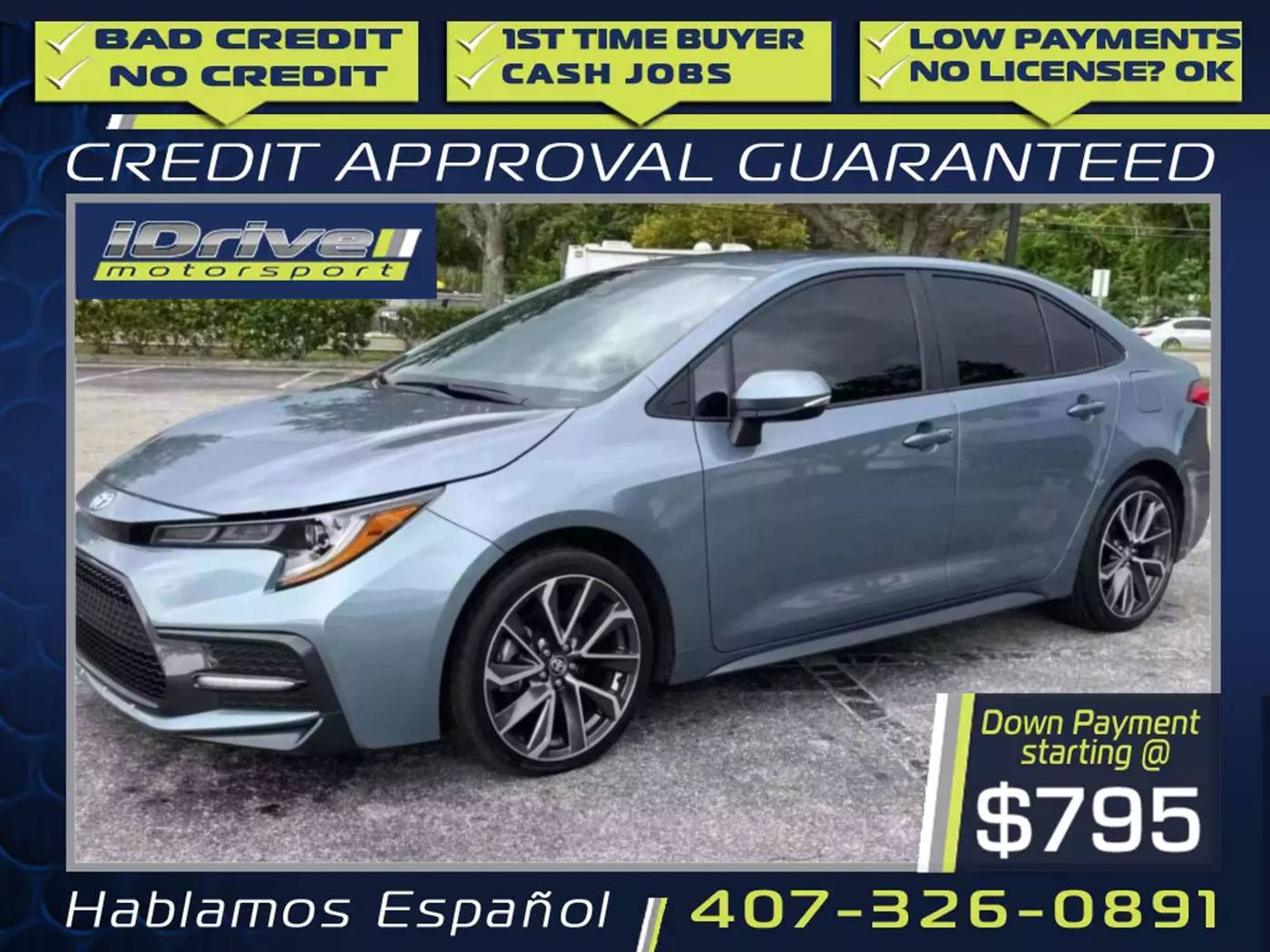 2021 Toyota Corolla SE — Sedan — 107,441 mi — Orlando, FL