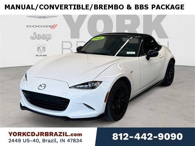 2016 Mazda MX-5 Miata Club — Convertible — 77,810 mi — Brazil, IN