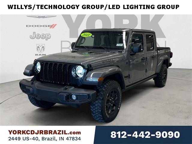 2022 Jeep Gladiator Willys — Pickup Truck — 39,229 mi — Brazil, IN