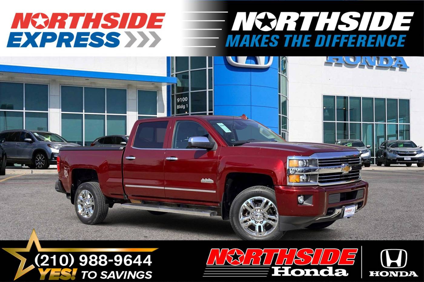 2016 Chevrolet Silverado 2500HD High Country — Pickup Truck — 97,906 mi — Fort Hancock, TX