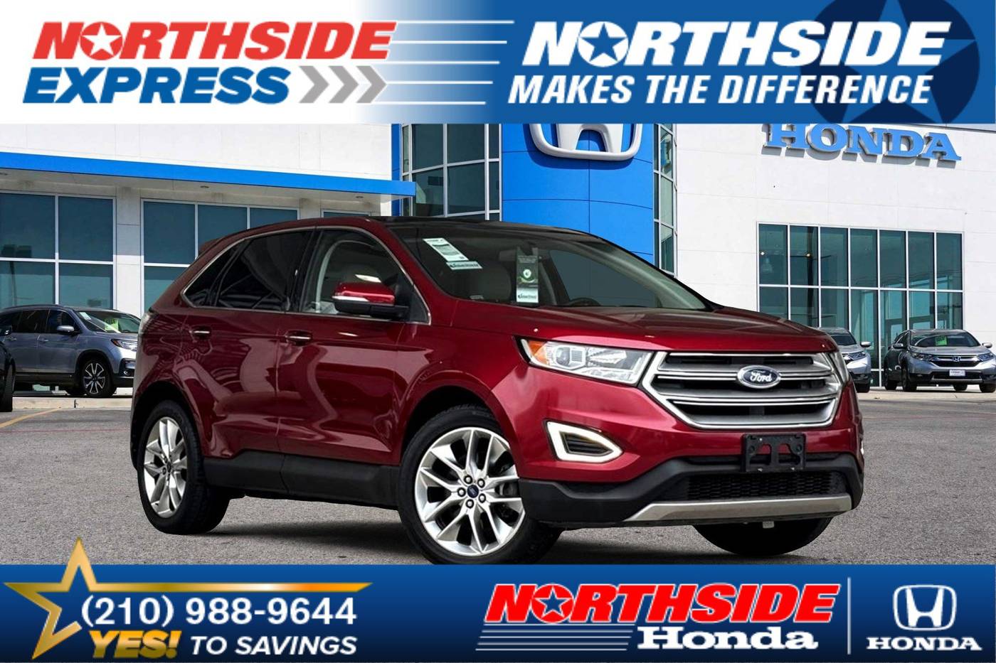 2015 Ford Edge Titanium — SUV — 113,569 mi — Fort Hancock, TX