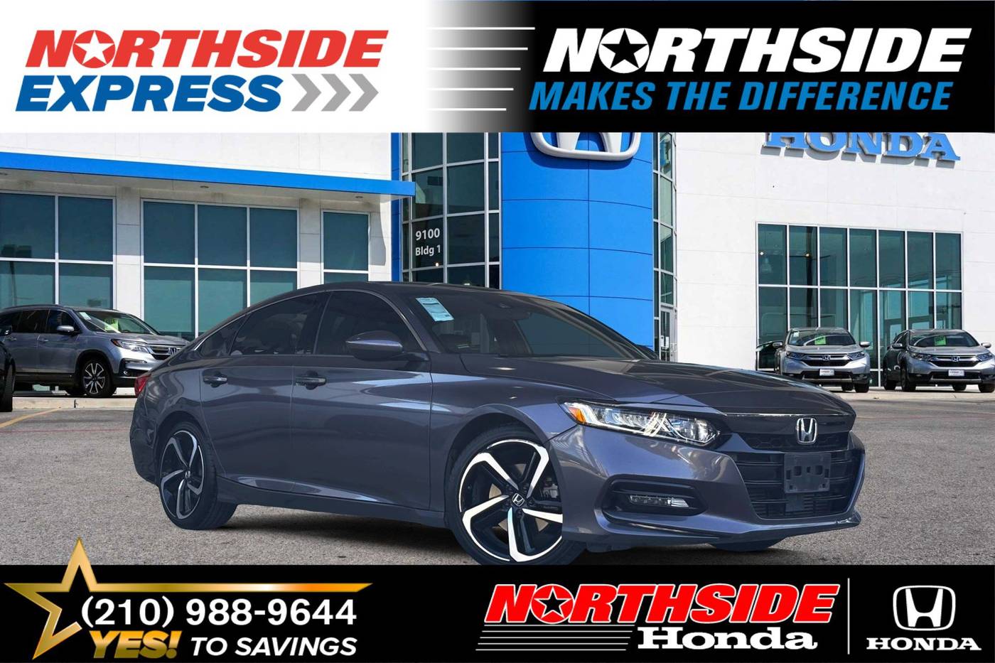 2020 Honda Accord Sport — Sedan — 72,916 mi — Fort Hancock, TX