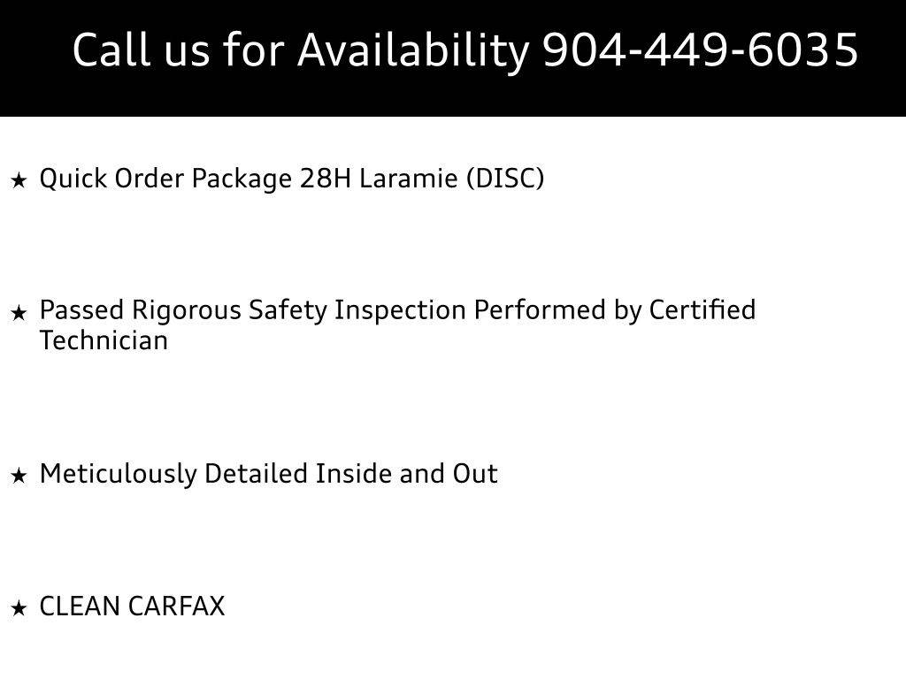 2018 Ram 1500 Laramie — Pickup Truck — 129,711 mi — Jacksonville, FL