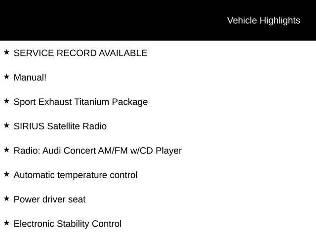 2012 Audi TT RS Standard — Coupe — 71,916 mi — Annapolis, MD