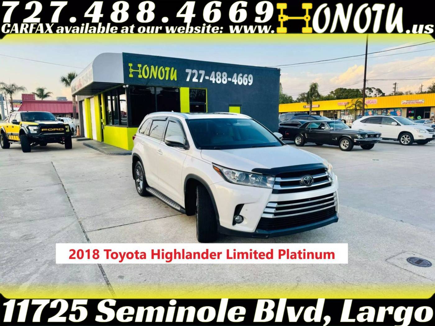 2018 Toyota Highlander Limited Platinum — SUV — 90,104 mi — Largo, FL