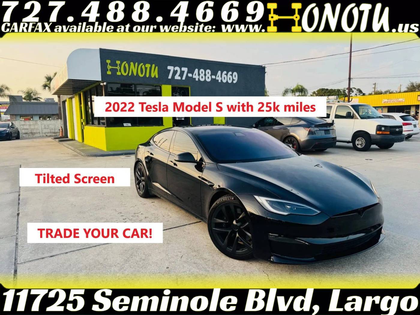 2022 Tesla Model S Long Range — Hatchback — 25,906 mi — Largo, FL