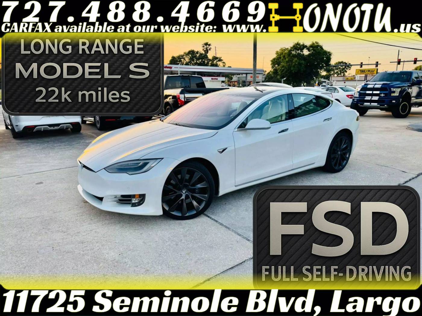 2019 Tesla Model S Long Range — Hatchback — 22,003 mi — Largo, FL