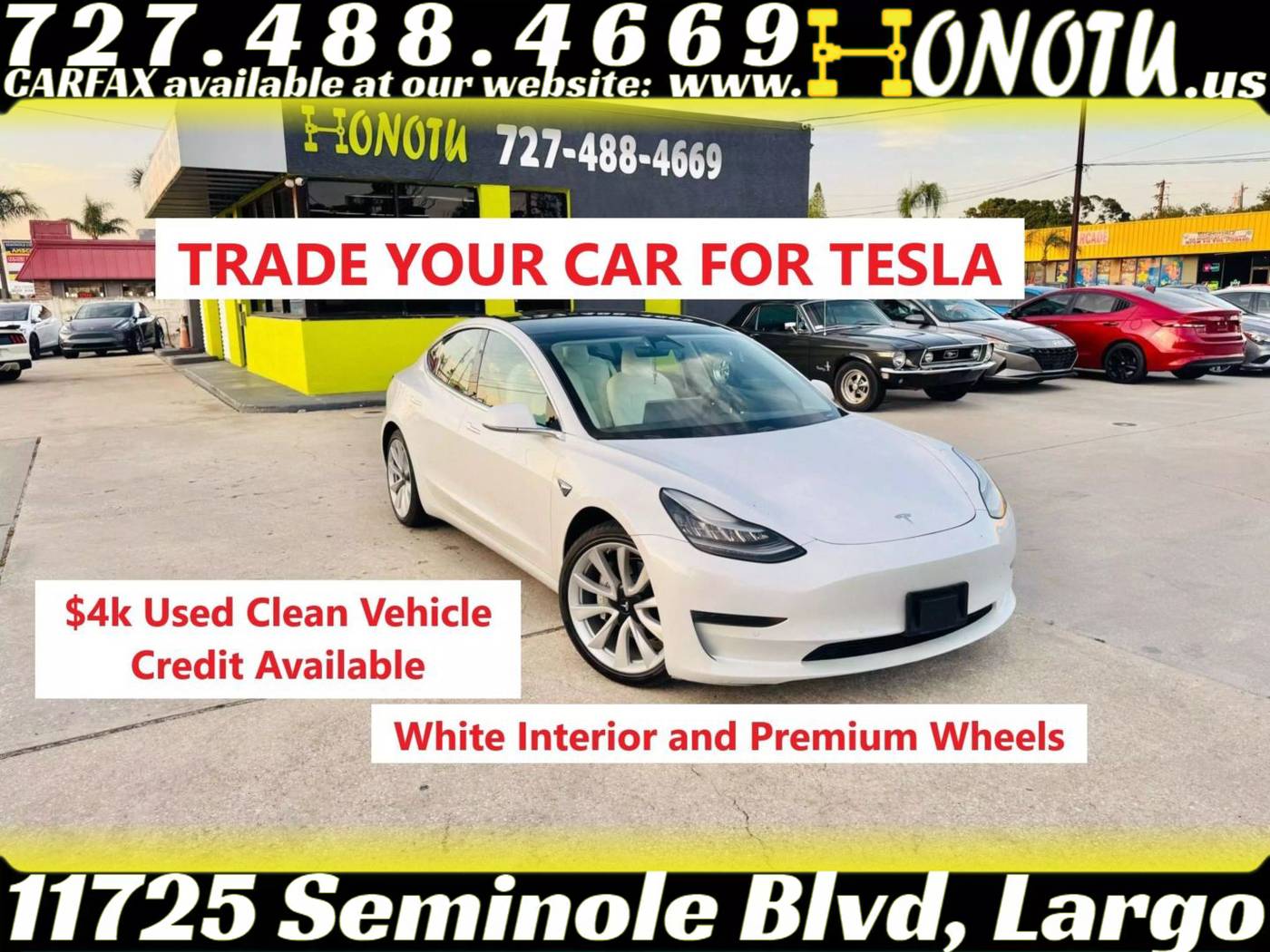 2020 Tesla Model 3 Standard Range Plus — Sedan — 40,581 mi — Largo, FL