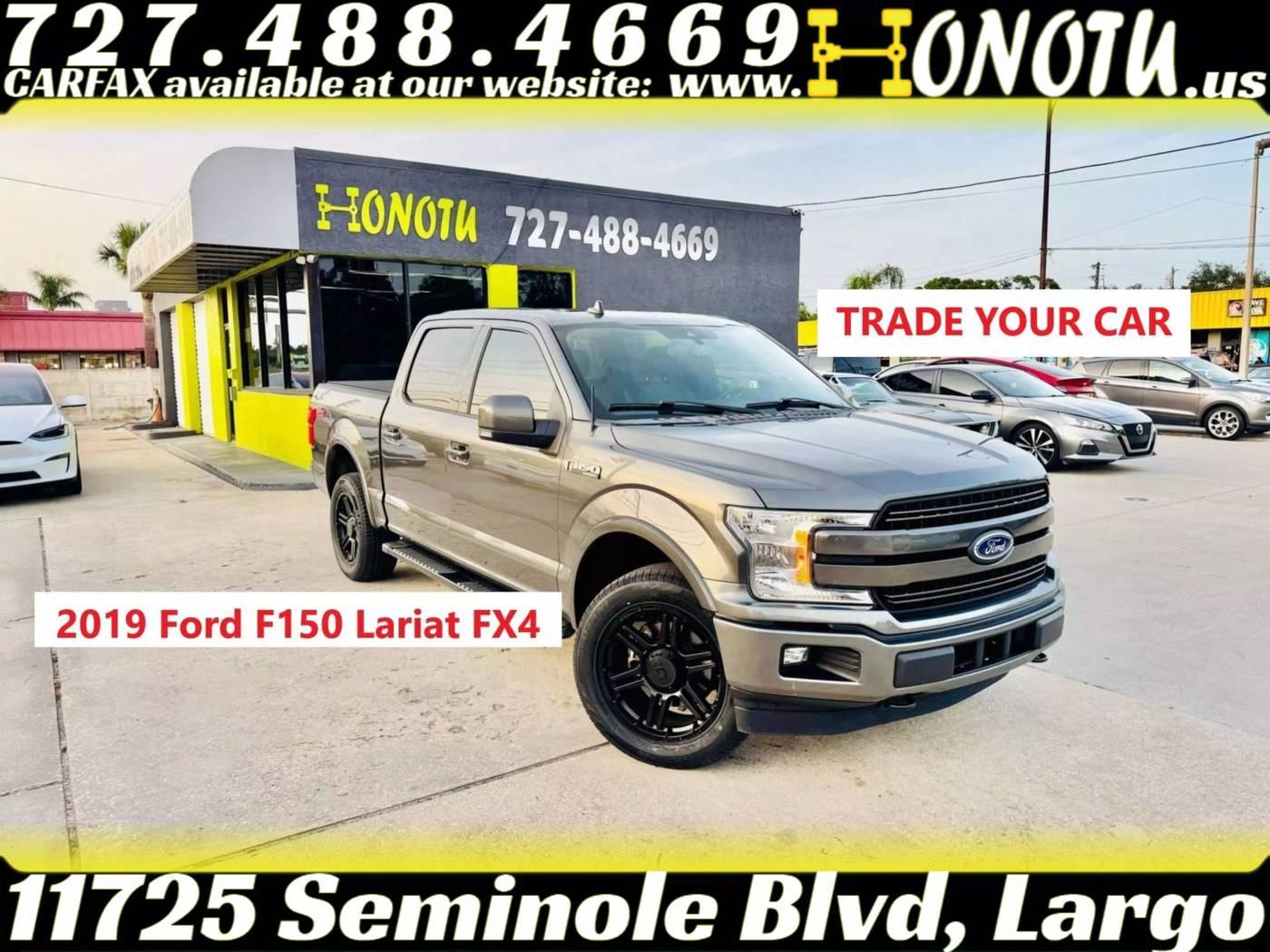 2019 Ford F-150 Lariat — Pickup Truck — 122,517 mi — Largo, FL