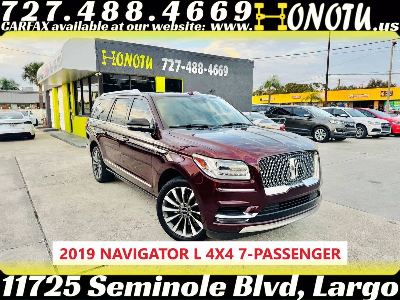 2019 Lincoln Navigator Select — SUV — 118,075 mi — Largo, FL