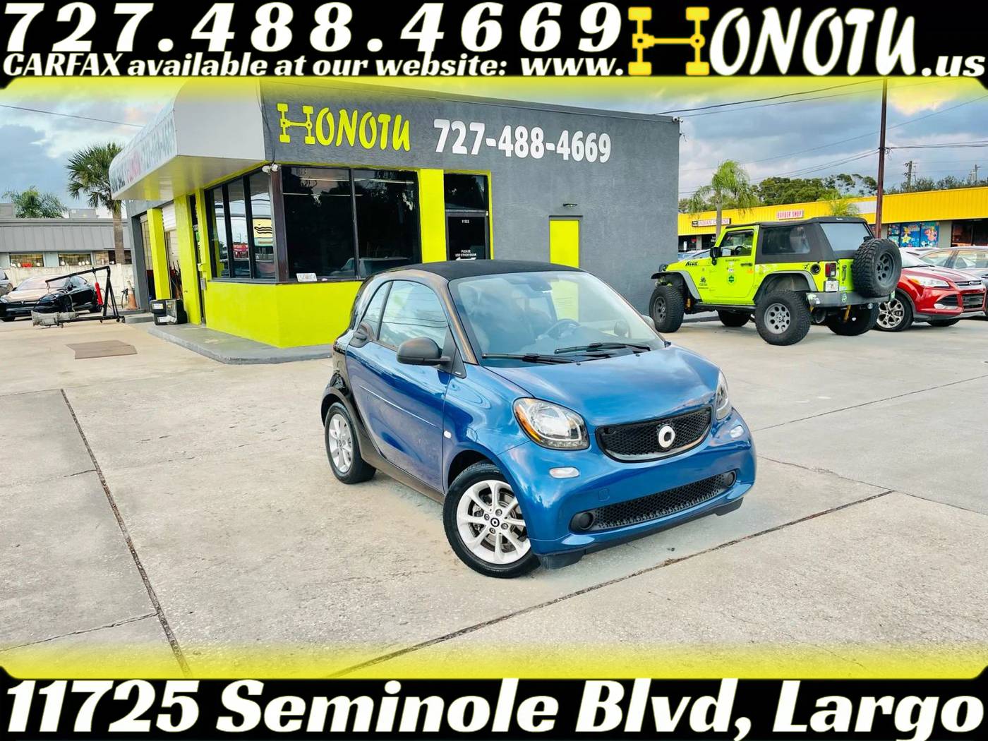 2018 smart fortwo electric drive Passion — Coupe — 15,534 mi — Largo, FL