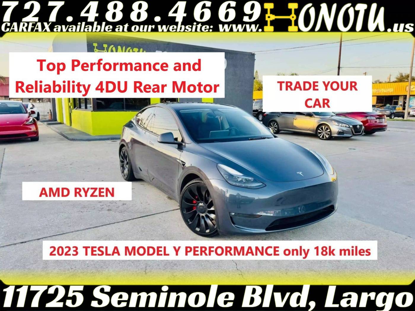 2023 Tesla Model Y Performance — SUV — 17,950 mi — Largo, FL