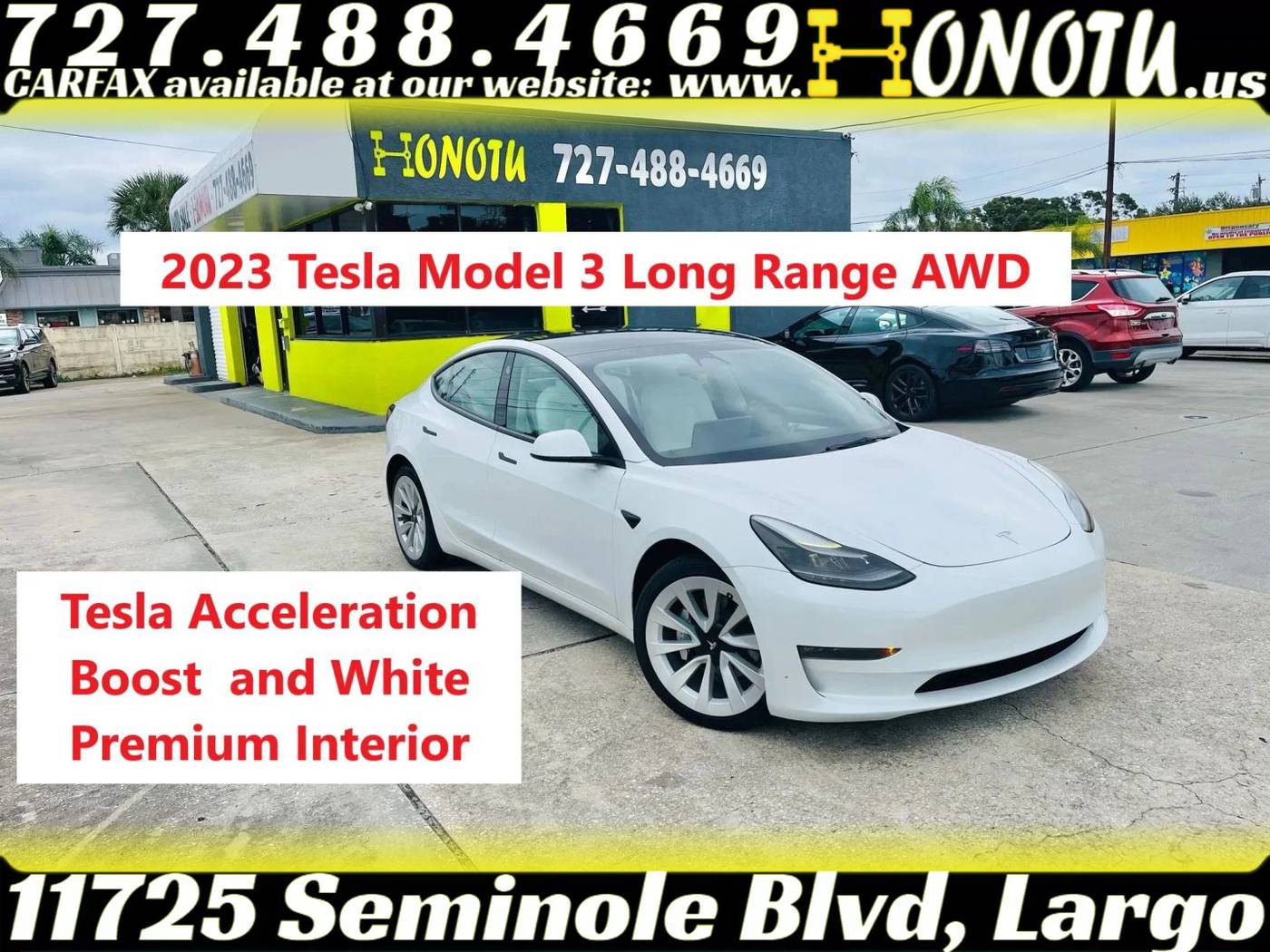 2023 Tesla Model 3 Long Range — Sedan — 34,292 mi — Largo, FL