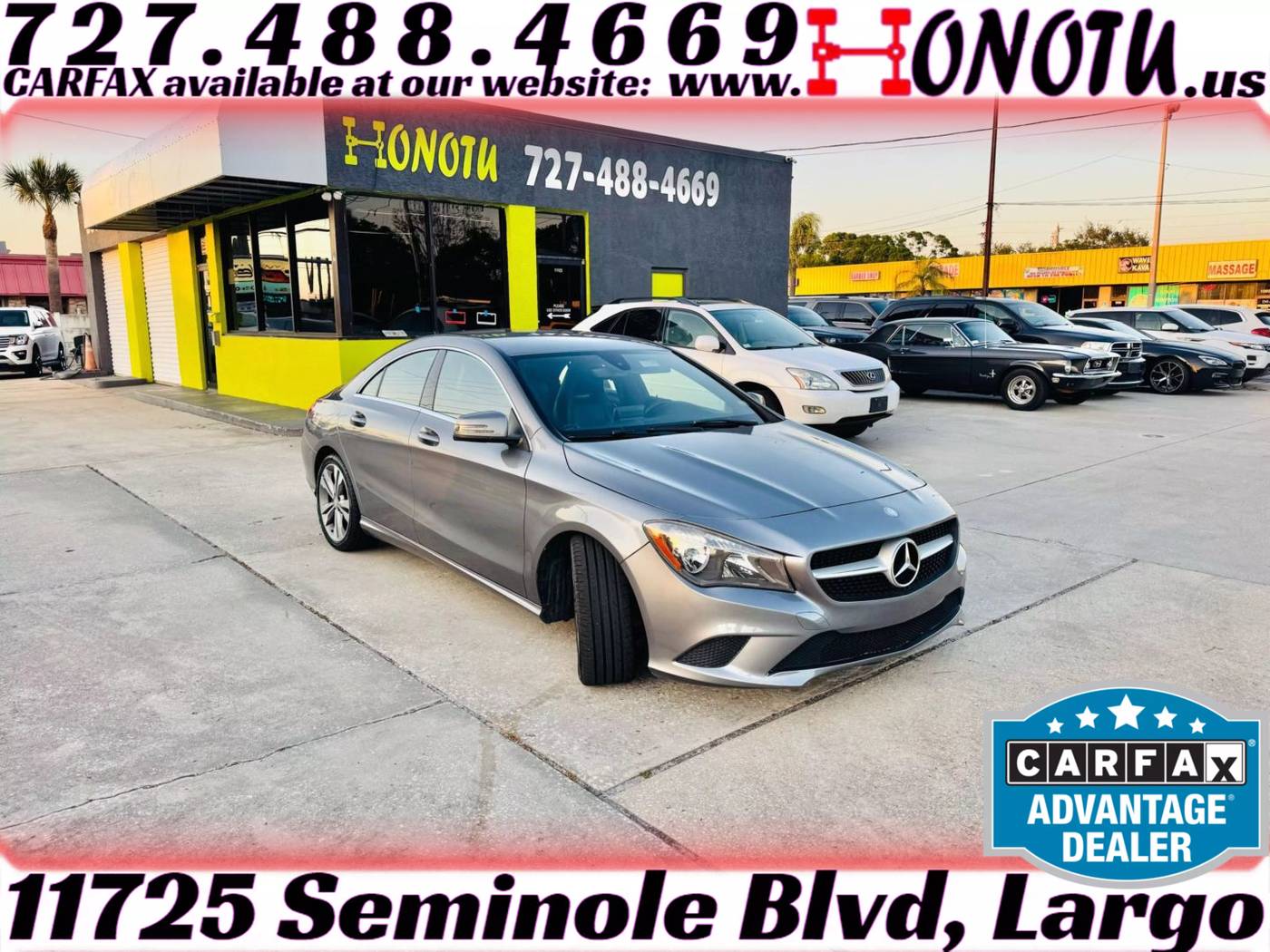 2016 Mercedes-Benz CLA CLA 250 — Sedan — 75,376 mi — Largo, FL
