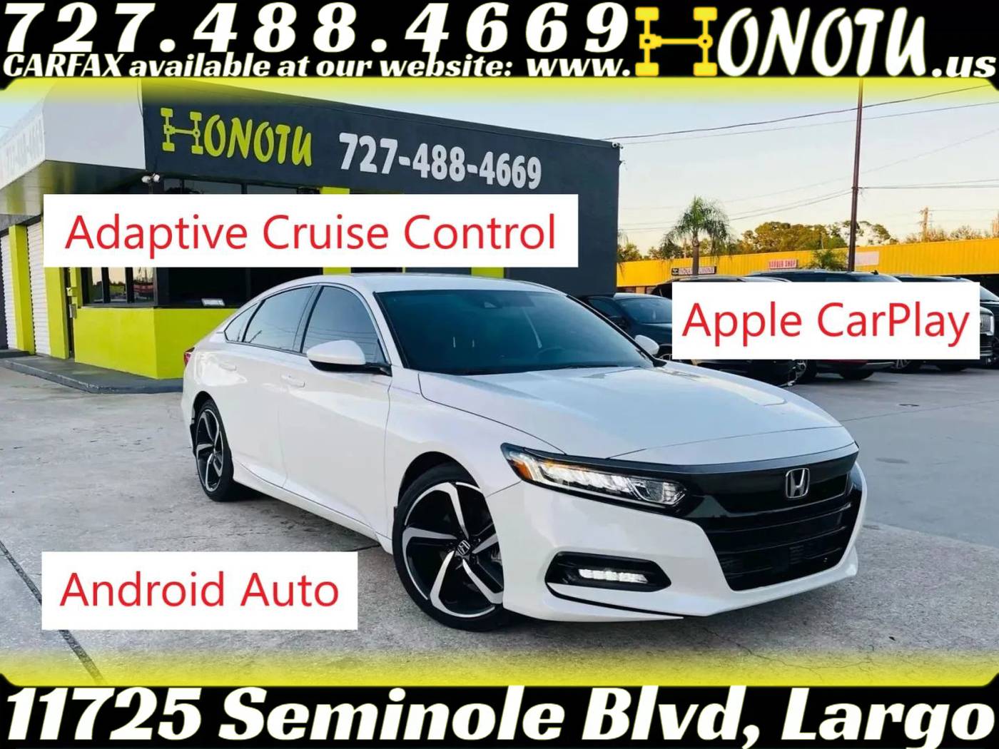 2020 Honda Accord Sport — Sedan — 55,235 mi — Largo, FL