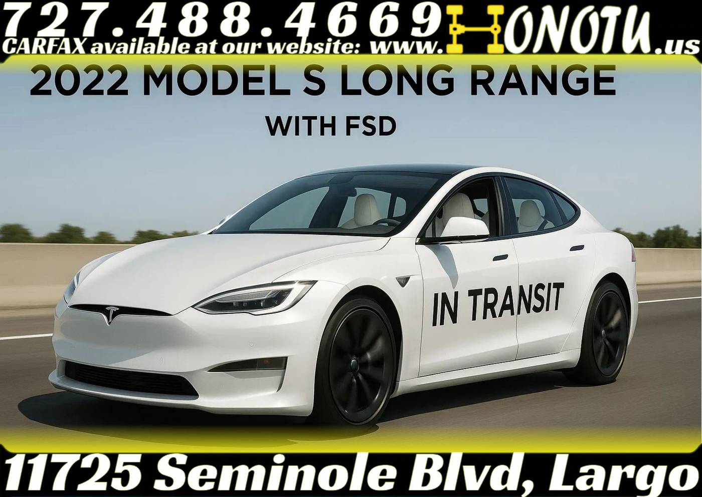 2022 Tesla Model S Long Range — Hatchback — 41,153 mi — Largo, FL