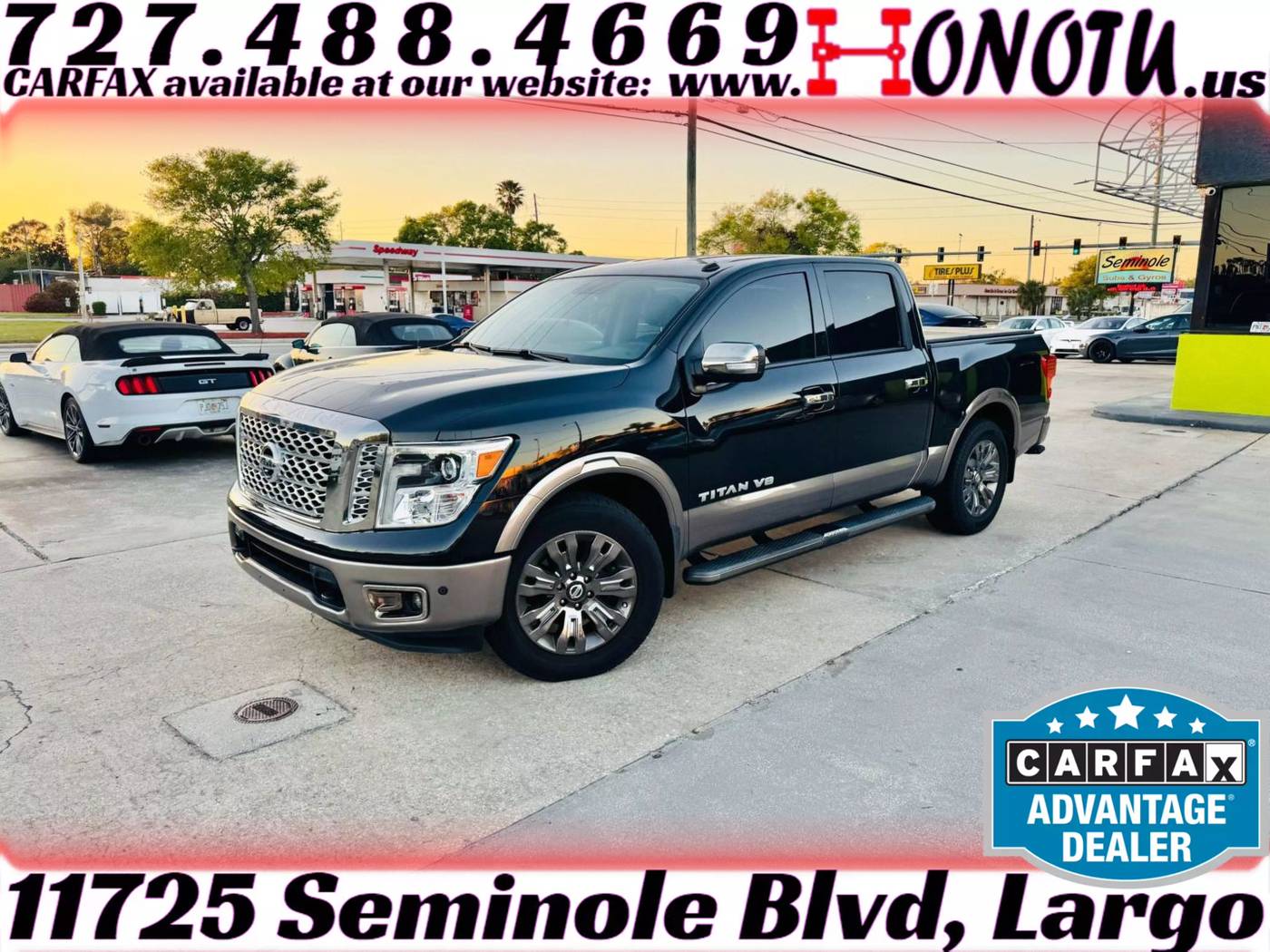2018 Nissan Titan Platinum Reserve — Pickup Truck — 98,000 mi — Largo, FL