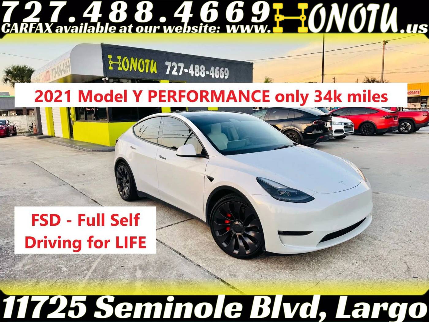 2021 Tesla Model Y Performance — SUV — 34,293 mi — Largo, FL