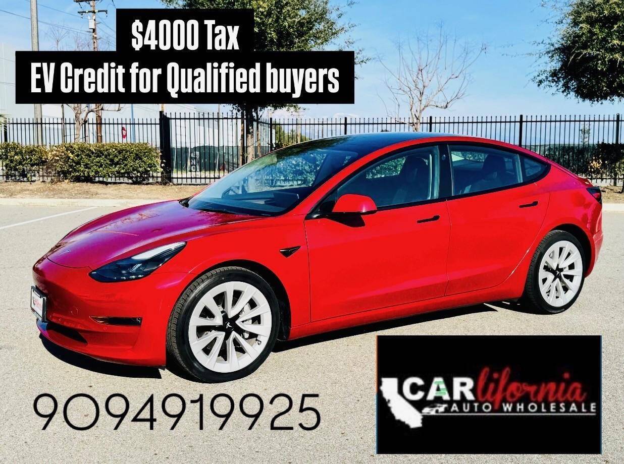 2022 Tesla Model 3 Long Range — Sedan — 20,582 mi — San Bernardino, CA