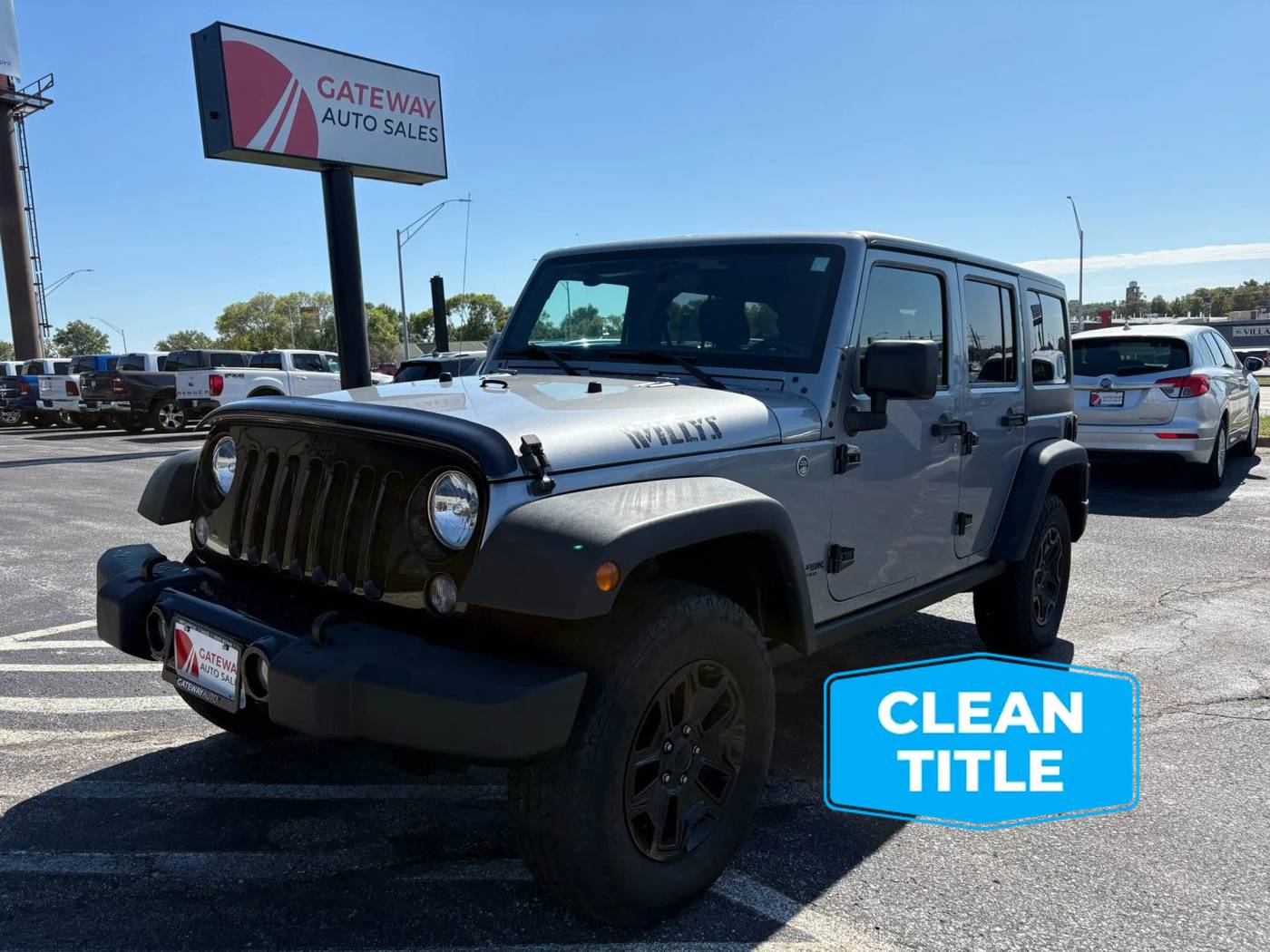 2018 Jeep Wrangler Willys Wheeler — SUV — 76,538 mi — Omaha, NE