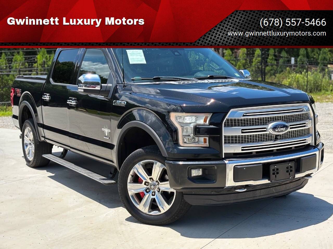 2015 Ford F-150 Platinum — Pickup Truck — 160,588 mi — Buford, GA