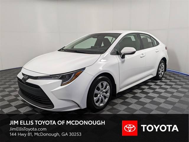 2025 Toyota Corolla LE — Sedan — 3,137 mi — McDonough, GA