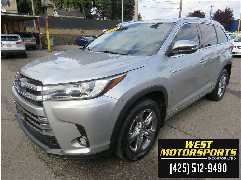2018 Toyota Highlander Hybrid Limited Platinum — SUV — 166,432 mi — Everett, WA