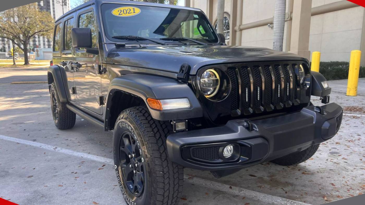 2021 Jeep Wrangler Willys — SUV — 48,396 mi — Ft. Lauderdale, FL