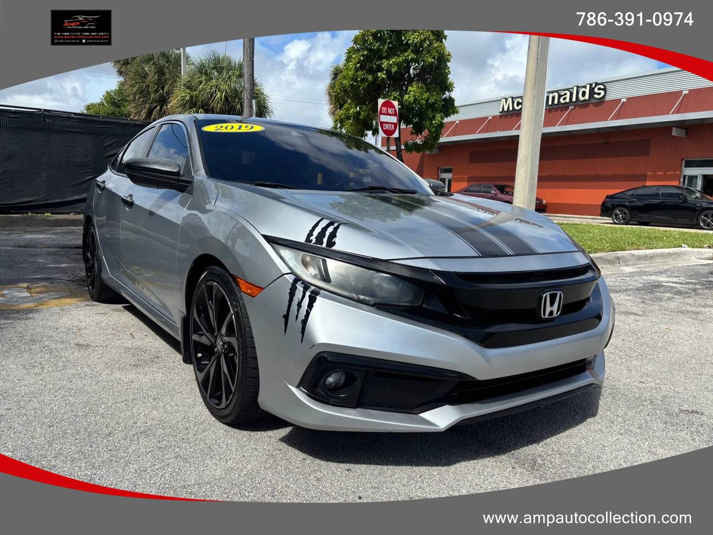2019 Honda Civic Sport — Sedan — 93,415 mi — Ft. Lauderdale, FL