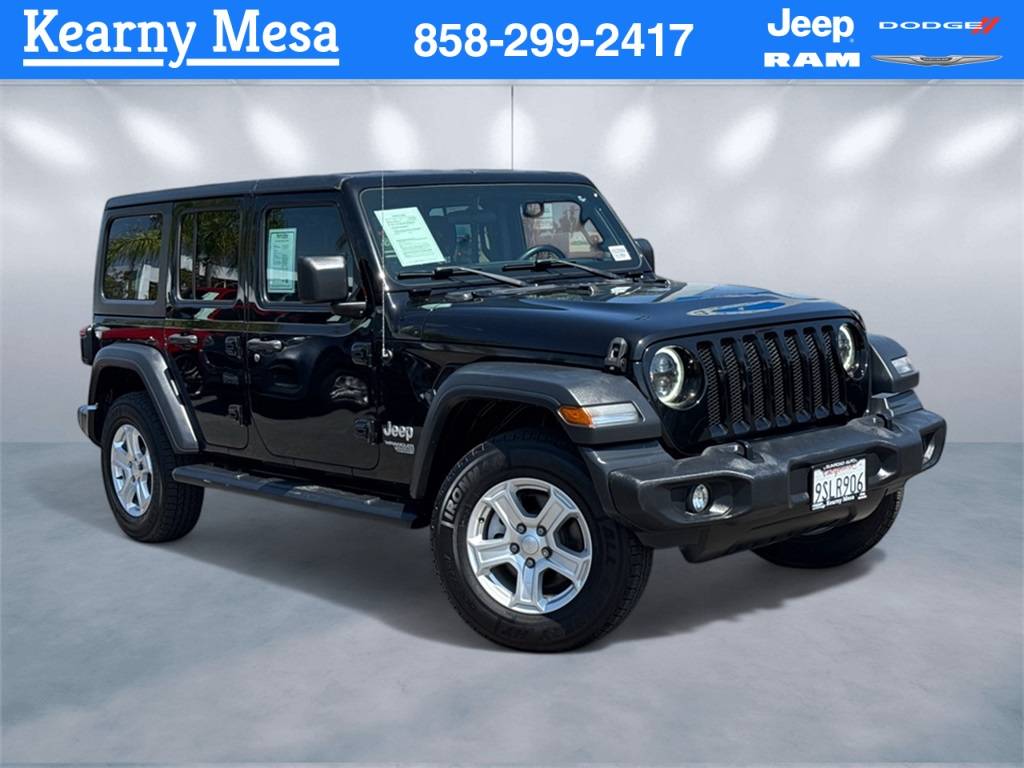 2019 Jeep Wrangler Sport S — SUV — 50,692 mi — San Diego, CA