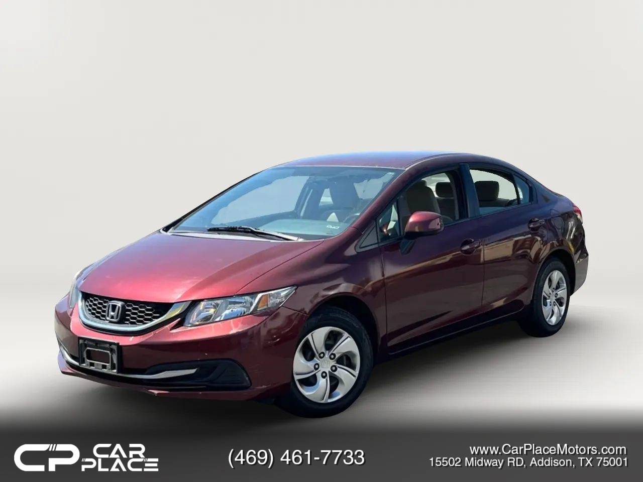 2013 Honda Civic LX — Sedan — 75,730 mi — Addison, TX