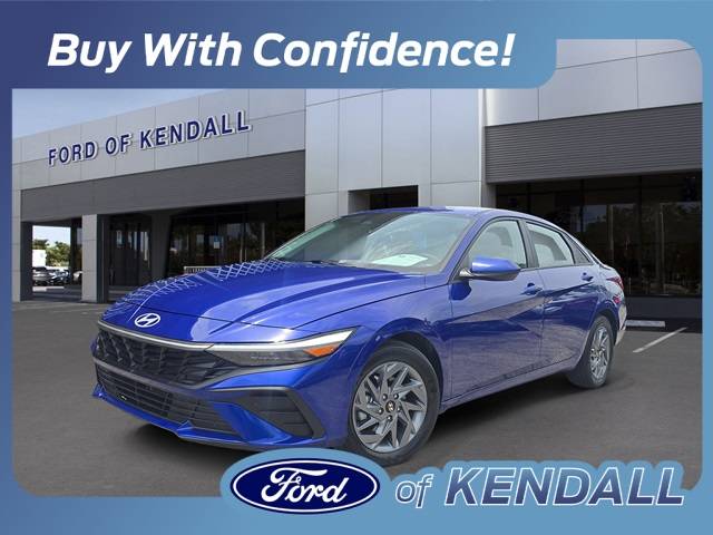 2024 Hyundai Elantra Hybrid Blue — Sedan — 9,768 mi — Miami, FL