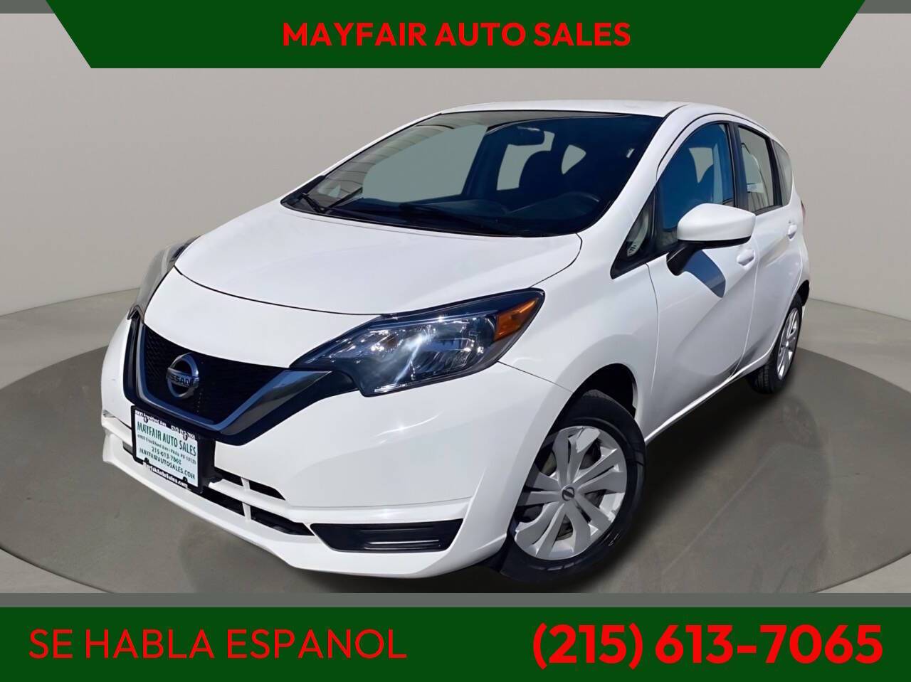 2019 Nissan Versa SV — Hatchback — 43,642 mi — Philadelphia, PA