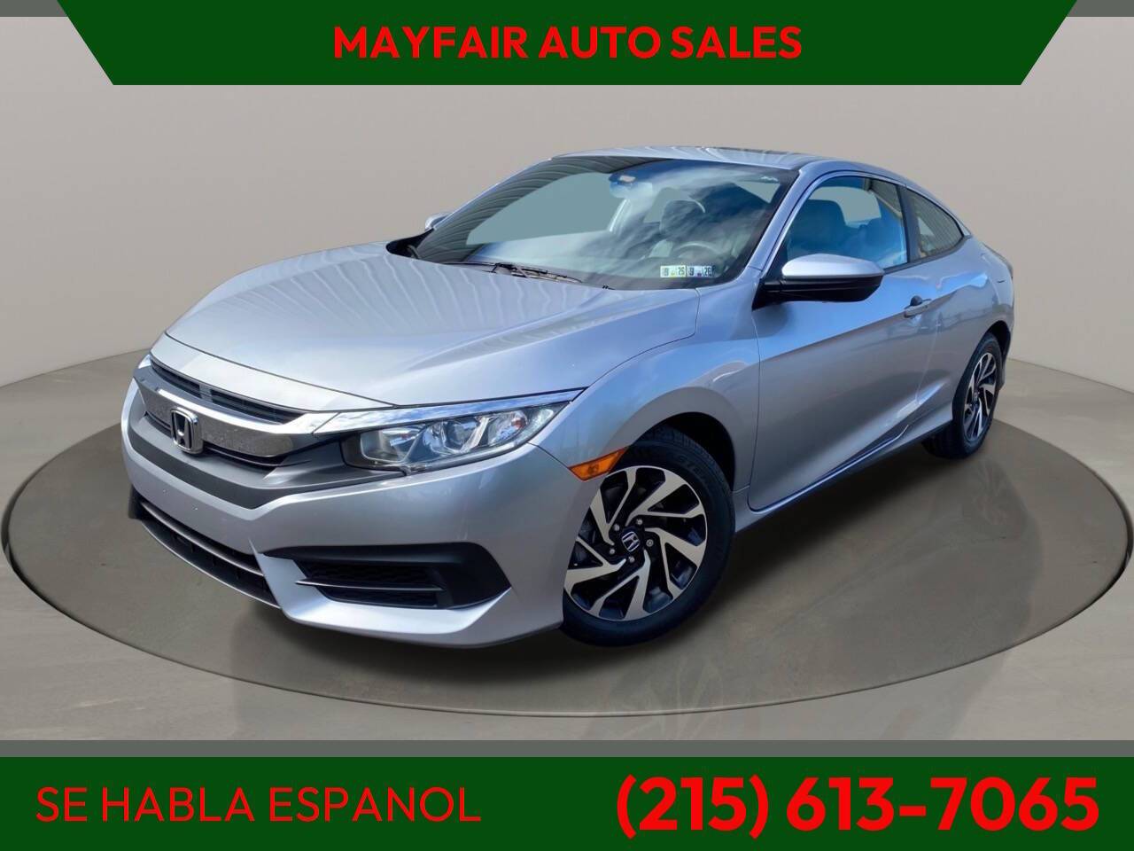 2018 Honda Civic LX-P — Coupe — 51,795 mi — Philadelphia, PA