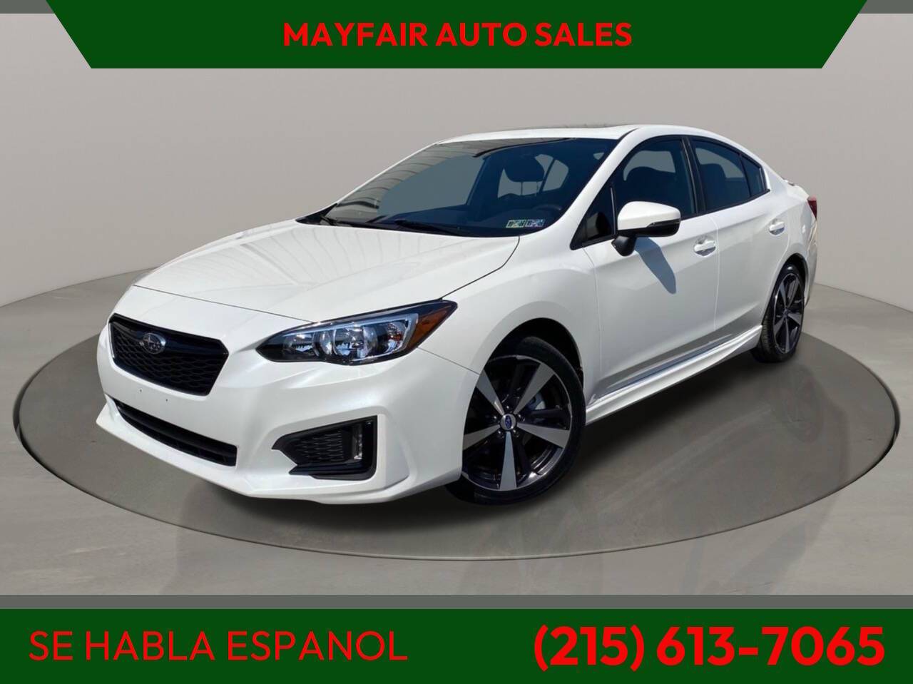 2018 Subaru Impreza 2.0i Sport — Sedan — 91,761 mi — Philadelphia, PA
