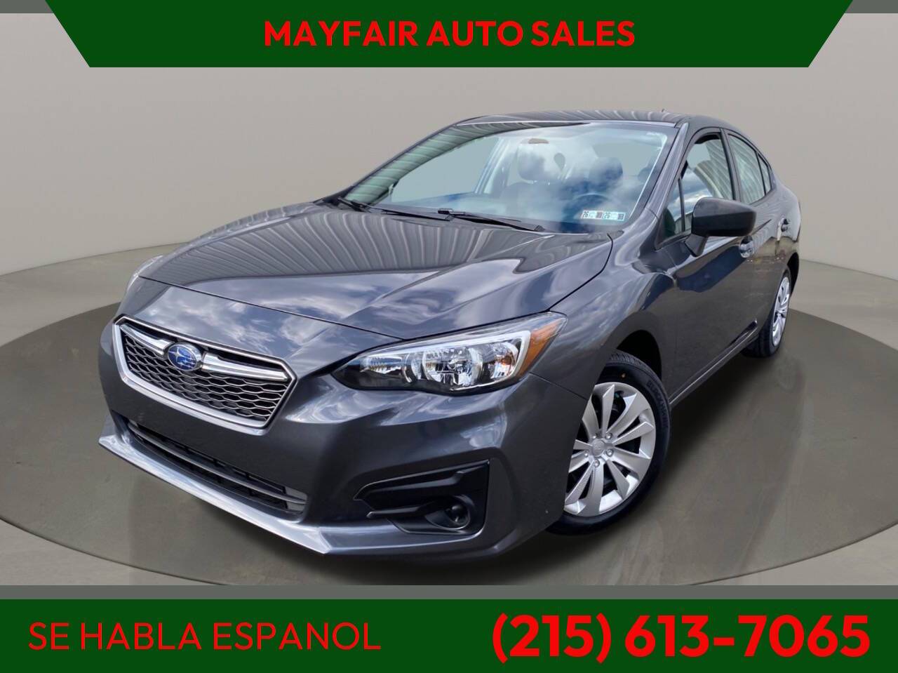 2019 Subaru Impreza 2.0i — Sedan — 60,085 mi — Philadelphia, PA