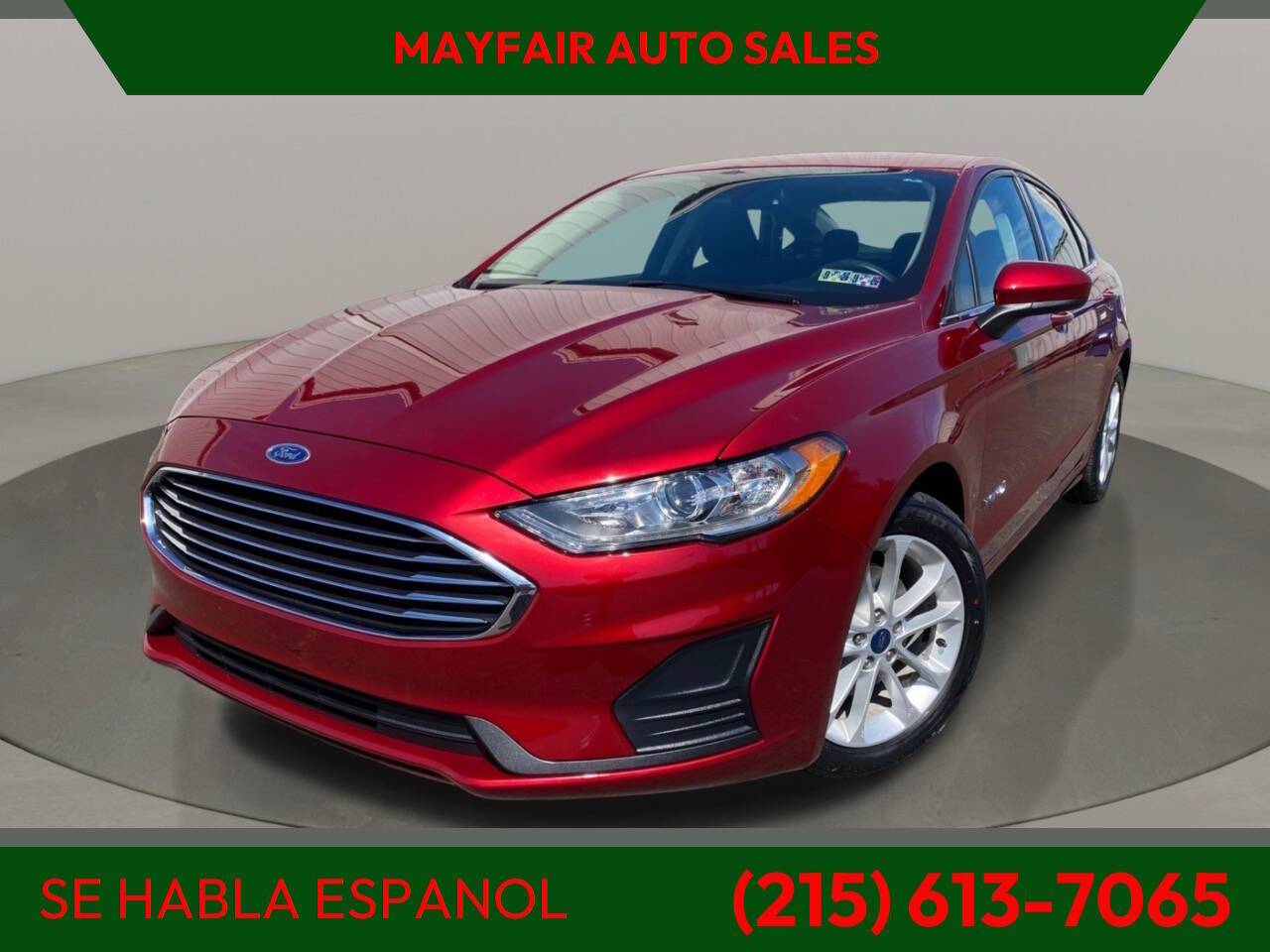 2019 Ford Fusion Hybrid SE — Sedan — 62,254 mi — Philadelphia, PA