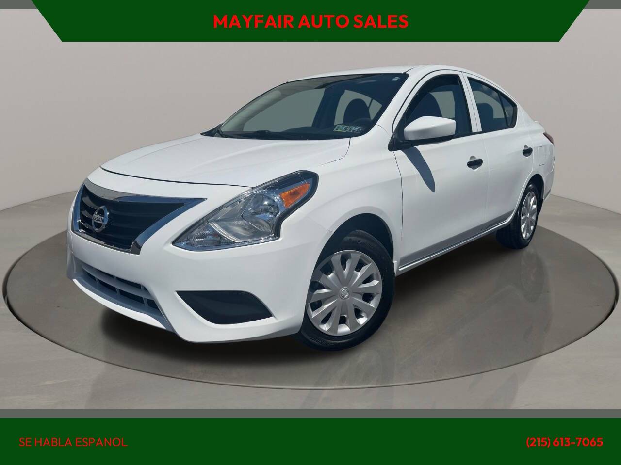 2018 Nissan Versa S Plus — Sedan — 38,385 mi — Philadelphia, PA