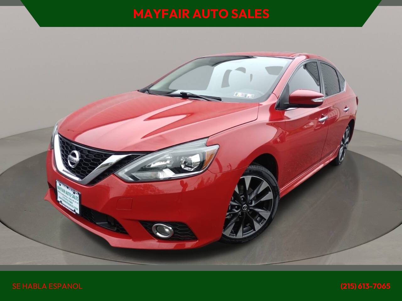 2017 Nissan Sentra SR — Sedan — 74,615 mi — Philadelphia, PA