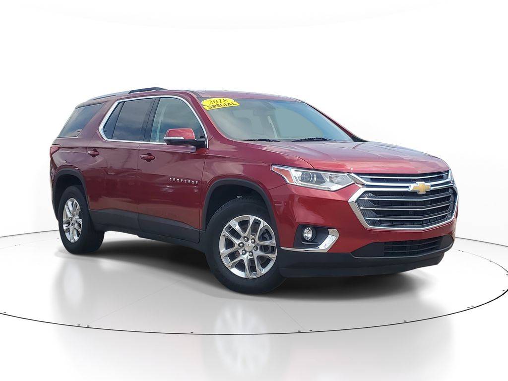 2018 Chevrolet Traverse LT Cloth — SUV — 74,318 mi — Clinton Twp, MI