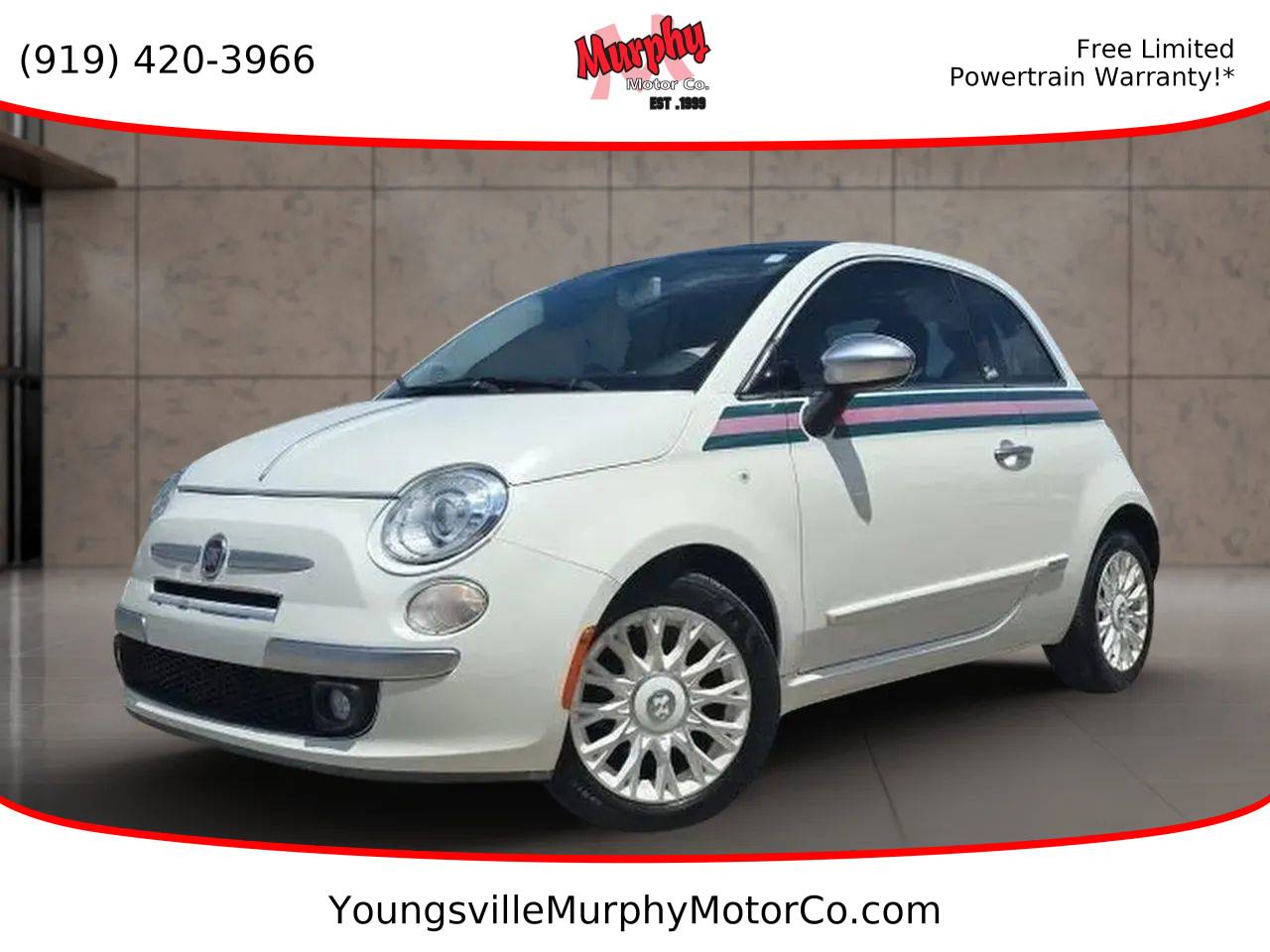 2012 FIAT 500 Gucci — Coupe — 40,370 mi — Youngsville, NC
