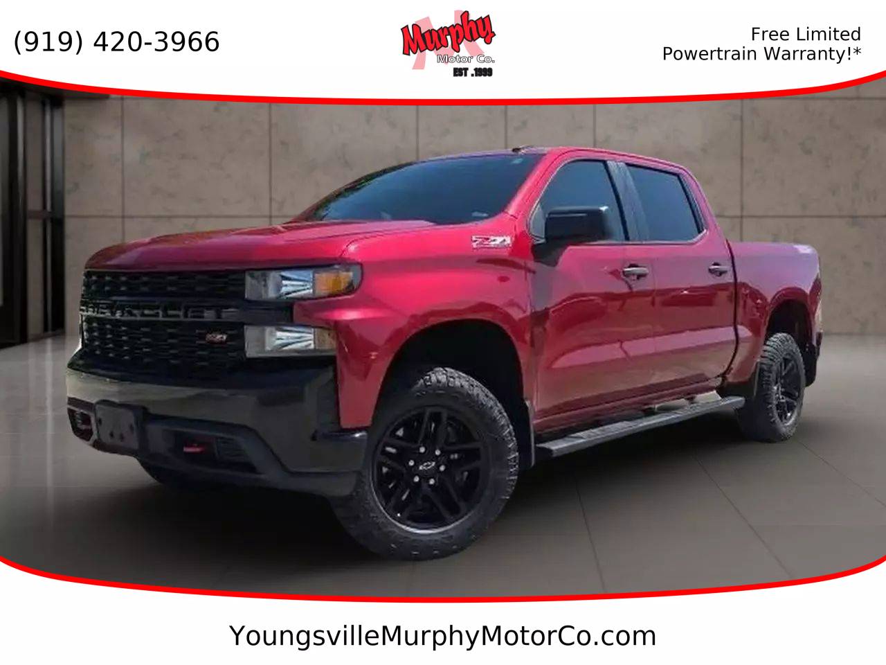 2019 Chevrolet Silverado 1500 Custom Trail Boss — Pickup Truck — 60,346 mi — Youngsville, NC