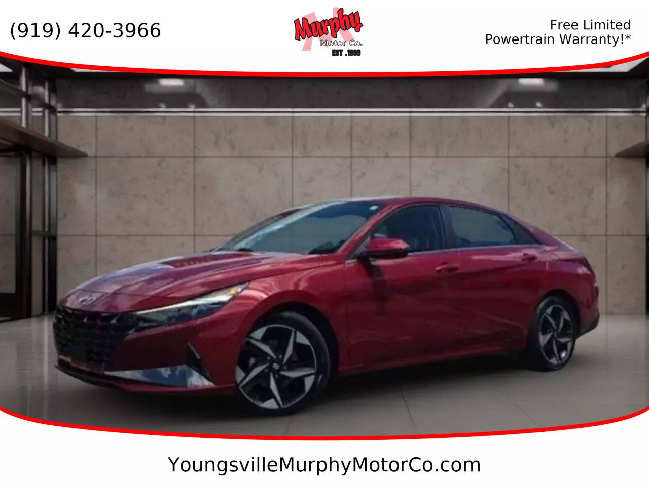 2022 Hyundai Elantra Limited — Sedan — 20,546 mi — Youngsville, NC