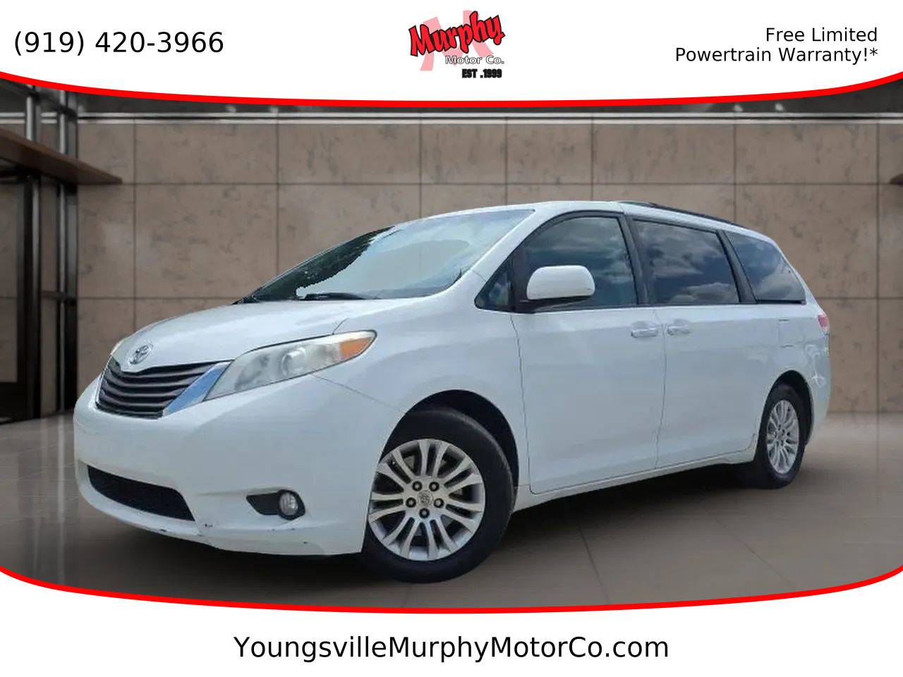 2012 Toyota Sienna XLE — Minivan — 195,720 mi — Youngsville, NC