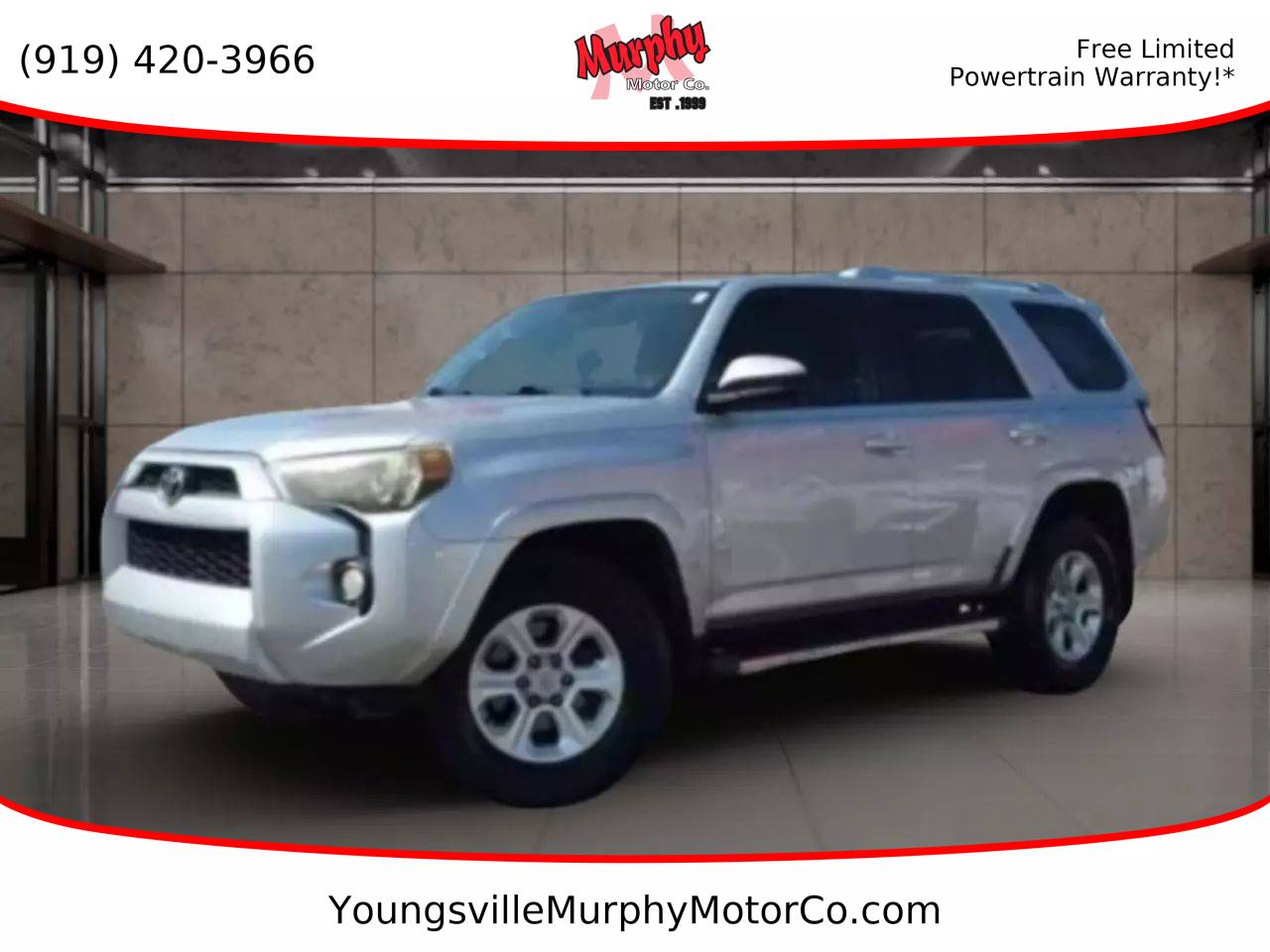 2014 Toyota 4Runner SR5 Premium — SUV — 107,914 mi — Youngsville, NC